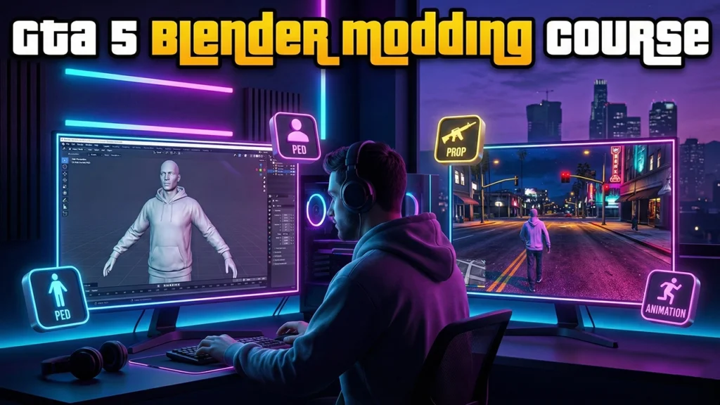 GTA 5 Advanced Blender Modding Course
