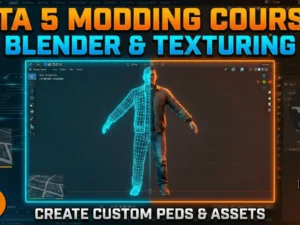 Learn to Create Professional GTA 5 Peds Using Blender