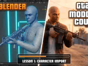 Learn Professional GTA 5 Weapon Modding in Blender